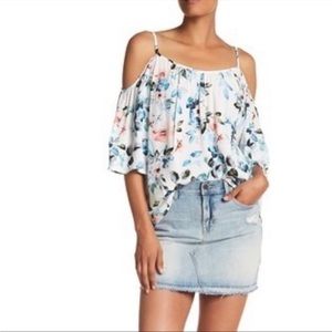 Sanctuary Light Blue Denim Mini Skirt